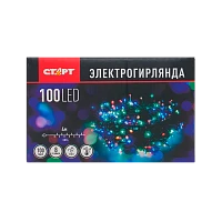 Гирлянда Старт НГ 100LED 4.0м нить 8 режимов мульти (1/25/100)