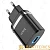 Сетевое З/У HOCO N1 1USB 2.4A черный (1/12/120)