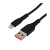 *Кабель GoPower GP06L USB (m)-Lightning (m) 1.0м 2.4A ПВХ черный (1/200/800) 