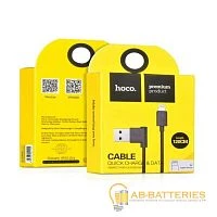 Кабель HOCO UPL11 USB (m)-Lightning (m) 1.2м 2.0A силикон черный (1/50/500)
