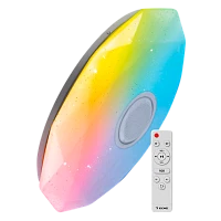 Светильник настенно-потолочный Космос DIAMOND MUSIC Premium 75W 230V LED накладной RGB пульт ДУ (1/5