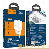 Сетевое З/У HOCO N9 1USB 2.1A белый (1/12/120)