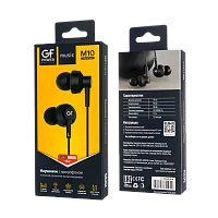 Наушники внутриканальные GFPower M10 с микр. черный 