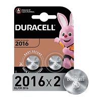 Батарейка Duracell CR2016 BL2 Lithium 3V CN (Китай) (2/12/144)
