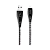 Кабель HOCO U56 USB (m)-microUSB (m) 1.2м 2.4A металл серый (1/28/168)
