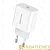 Сетевое З/У Borofone BA38A Plus Type-C 2.22A 20W QC3.0 белый (1/44/176)