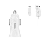 Автомобильное З/У HOCO Z2 1USB 1.5A с кабелем Lightning белый (1/28/280)
