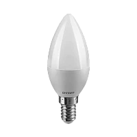 Лампа светодиодная ОНЛАЙТ Свеча 8W Е14 OLL-C37-8-230-2.7K-E14-FR теплый свет