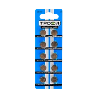 Батарейка Трофи G8/LR1120/LR55/391A/191 BL10 Alkaline 1.55V (10/200/1600)