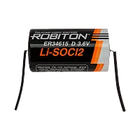 Батарейка ROBITON ER34615-AX D с аксиальными выводами PH1 (1/9/45)