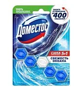 Блок для очищения унитаза Domestos Power 5 свежесть океана (1/9)