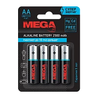 Батарейка Promega LR6 AA BL4 Alkaline 1.5V (4/48/768/24576)