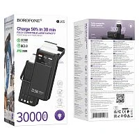 Внешний аккумулятор Borofone BJ65 30000mAh 2.0A 22.5W 2USB/Lightning/Type-C PD20W черный (1/16)