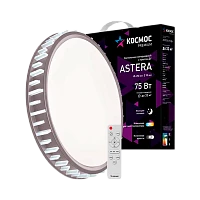 Светильник настенно-потолочный Космос ASTERA Premium 75W 230V LED накладной пульт ДУ белый (1/5)