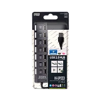 USB-Хаб Smartbuy 7207 7USB с выключателем черный