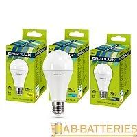 Лампа светодиодная Ergolux A65 E27 20W 6500К 172-265V груша ЛОН (1/10/100)