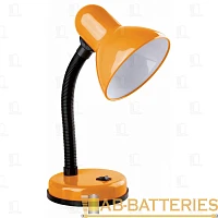 Светильник настольный Camelion KD-301 40W 230V E27 на основании оранжевый (1/12)
