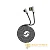 Кабель HOCO U42 USB (m)-Lightning (m) 1.2м 2.4A ткань черный (1/24/240)