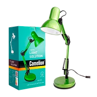 Светильник настольный Camelion KD-313 40W 230V E27 на основании зеленый (1/6)