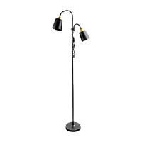 Торшер Ultraflash UF-404 60W на основании черный (1/4)