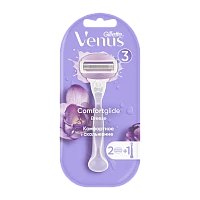 Бритва Gillette "VENUS Breeze" 3 лезвия 2 кассеты (1/6/36)