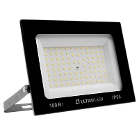 Прожектор светодиодный Ultraflash UFD005 100W 230V 6500К черный (1/4)