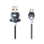 USB кабель REMAX Fortune (IPhone5/6/7/SE) RC-106i Серый