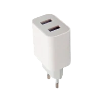 Сетевое З/У GoPower GP2U 2USB 2.4A 12W белый (1/108/432)
