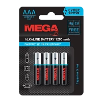 Батарейка Promega LR03 AAA BL4 Alkaline 1.5V (4/48/960/46080)