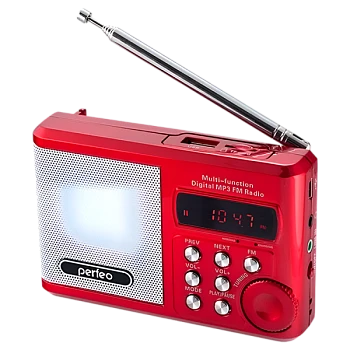 Радиоприемник Perfeo SV922 SOUND RANGER Next пластик MP3/FM bluetooth 5.3 красный