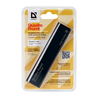 USB-Хаб Defender Quadro Promt 4USB черный (1/100)