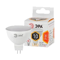 Лампа светодиодная ЭРА MR16 GU5.3 5W 2700К 220-240V софит Eco матовая (1/10/100)