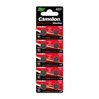 Батарейка Camelion G7/LR926/LR57/395A/195 BL10 Alkaline 1.5V (10/100/3600)