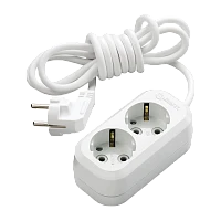 Удлинитель Makel 2р.С/З 16A 5.0м 3x1мм² IP20 белый MGP114 (1/12)