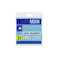 Салфетка Lemon Moon 15x15см целлюлоза 3шт. (1/36)