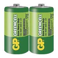 Батарейка GP GreenCell R20 D Shrink 2 Heavy Duty 1.5V (2/20/200) R