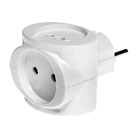 Разветвитель Volsten Si 1/3-Wh 3р.Б/З 10A белый (1/150)