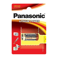 Батарейка Panasonic CR123A BL1 Lithium (1/10/100)