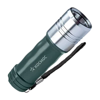 Фонарь универсальный Космос 110B 3W LED от батареек IP55 3 режима черный серый (1/72/144)