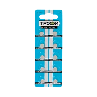 Батарейка Трофи G11/LR721/LR58/362A/162 BL10 Alkaline 1.55V (10/200/1600)