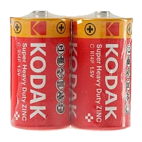 Батарейка Kodak Extra R14 C Shrink 2 Heavy Duty 1.5V (2/24/144)