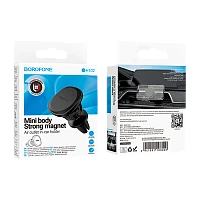 Держатель автомобильный Borofone BH103 в воздуховод магнит черный (1/48/192)