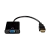 Переходник Atcom HDMI (m)-VGA (f) черный (1/5/250)