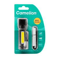 Фонарь ручной Camelion LED29360 3W ХРЕ+COB от аккумулятора Type-C 3 режима черный (1/12/96)