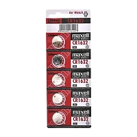 Батарейка Maxell CR1632 BL5 Lithium 3V (5/100/2000)