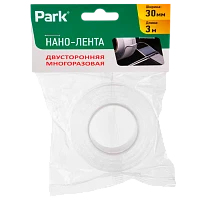 Нано-лента Park акрил 3м*30мм двусторонняя прозрачный