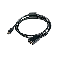 Кабель Atcom USB (f)-microUSB (m) 0.8м силикон черный (1/10/500)
