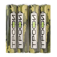 Батарейка Трофи Classic R03 AAA Shrink 4 Heavy Duty 1.5V (4/60/1200/72000)
