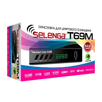 Приставка для цифрового ТВ Selenga T69M DVB-T/T2/C черный (1/20)