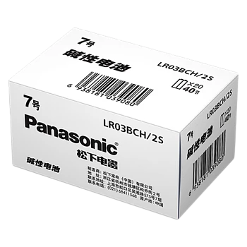 Батарейка Panasonic LR03 AAA BOX40 Shrink 2 1.5V CN (Китай) (40/400)